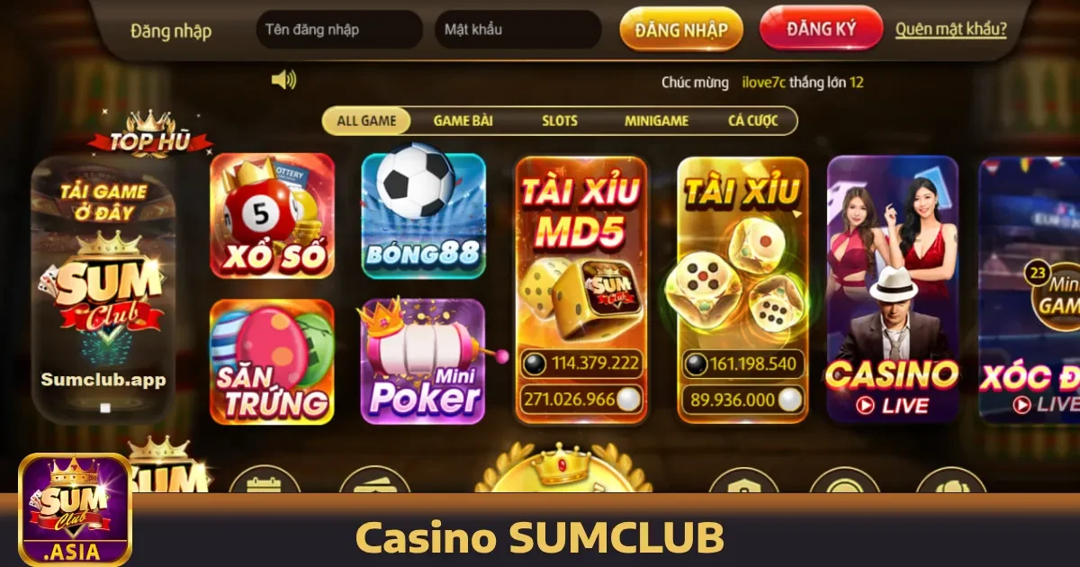 Điểm đặc biệt chỉ có tại Casino SUMCLUB