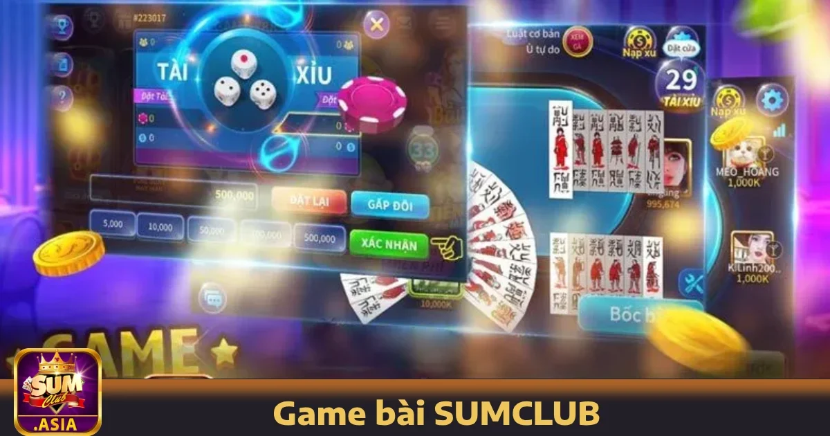 Hướng dẫn tham gia Game bài SUMCLUB