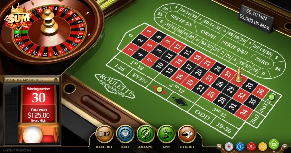 Cách nhận diện số may mắn trong game bài Roulette